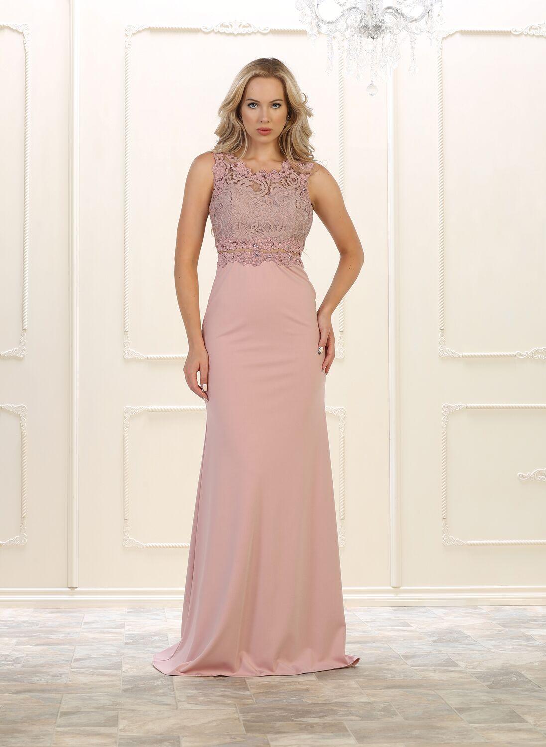 Prom Long Formal Plus Size Dress - The Dress Outlet May Queen