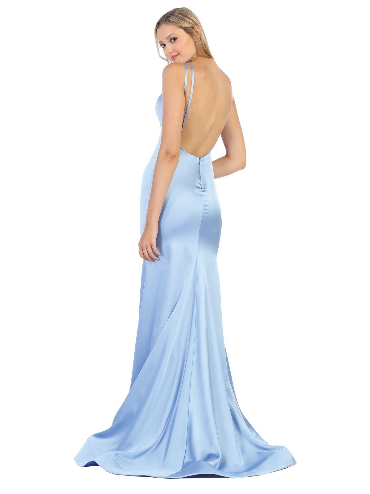 Prom Long Formal Spaghetti Strap Evening Dress - The Dress Outlet May Queen