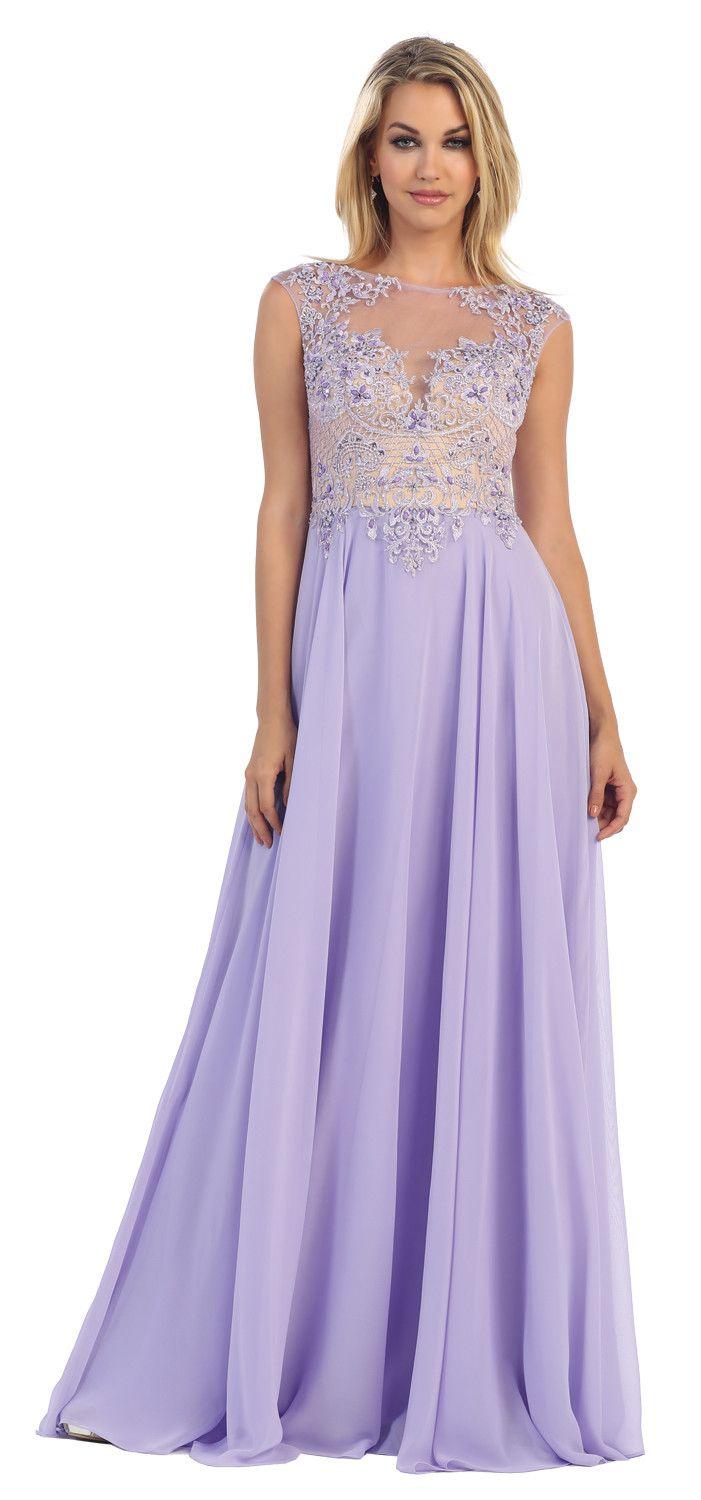 Prom Long Plus Size Dress Formal Evening Party Gown - The Dress Outlet May Queen