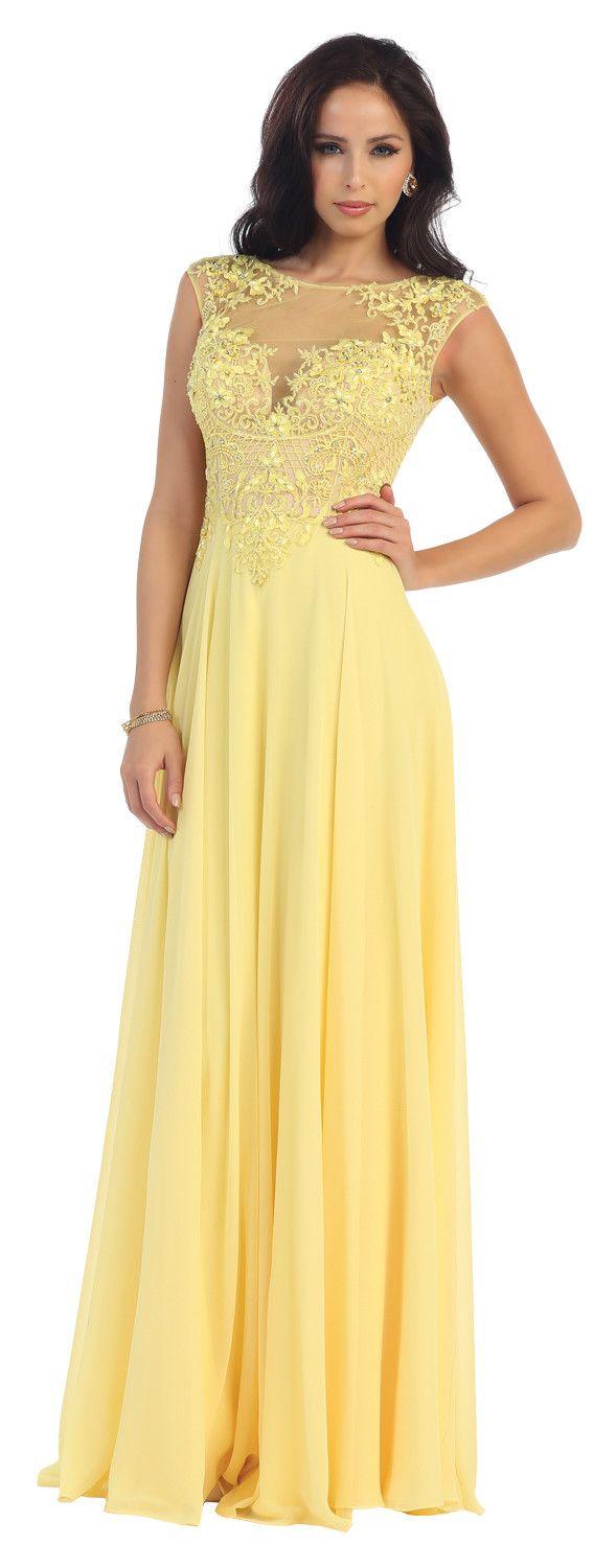 Prom Long Plus Size Dress Formal Evening Party Gown - The Dress Outlet May Queen