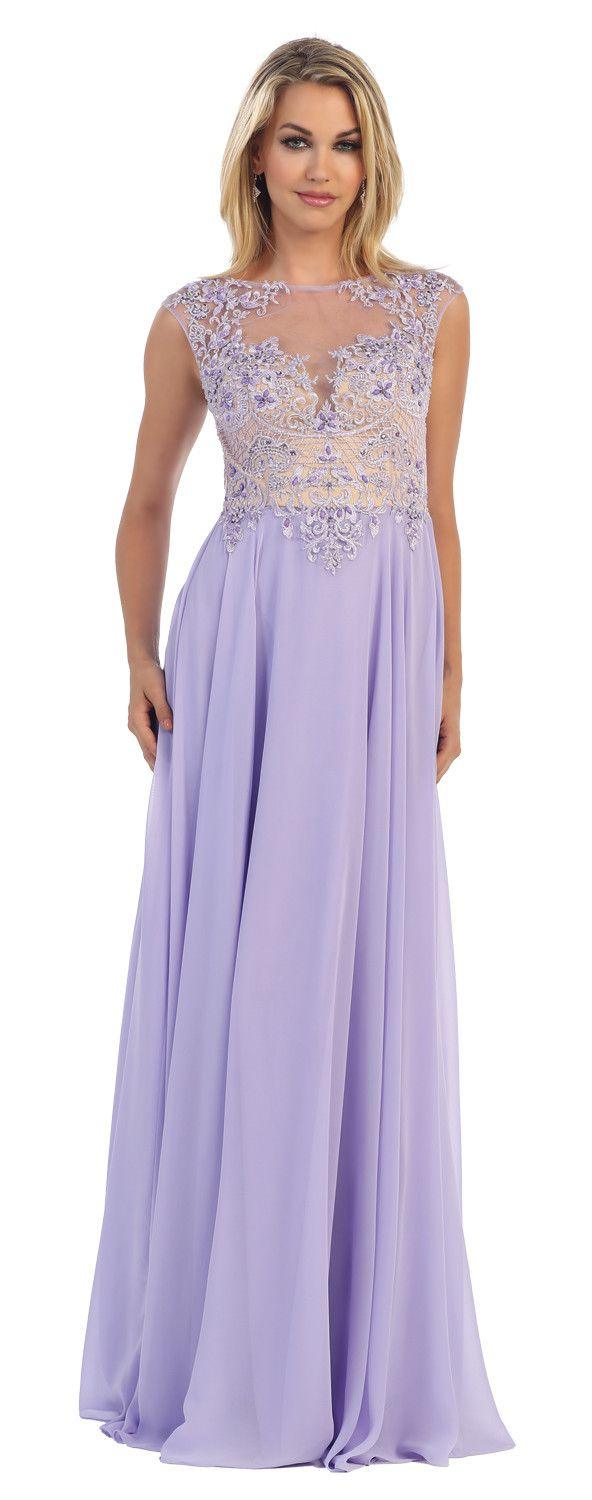 Prom Long Plus Size Dress Formal Evening Party Gown - The Dress Outlet May Queen