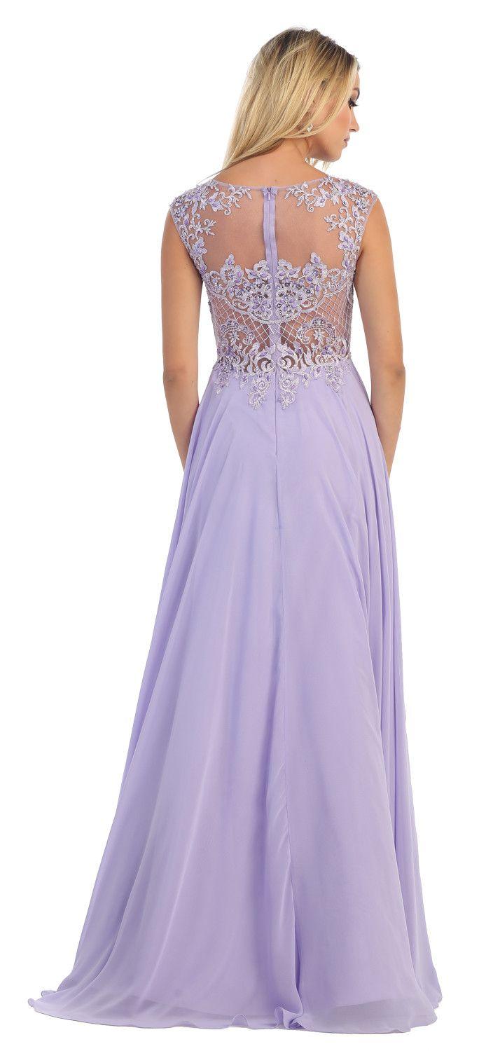 Prom Long Plus Size Dress Formal Evening Party Gown - The Dress Outlet May Queen