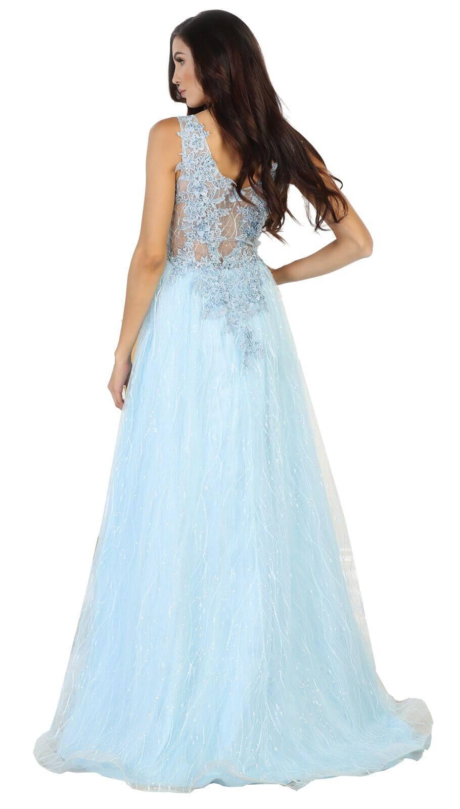 Prom Long Plus Size Formal Dress Evening Gown - The Dress Outlet May Queen