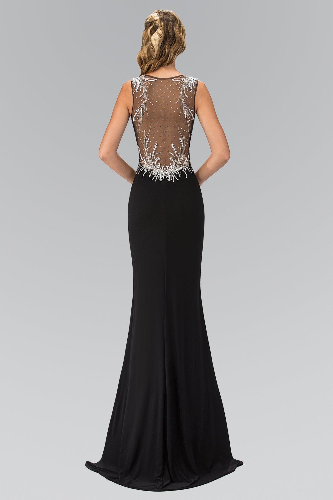 Prom Long Sleeveless Dress Evening Gown - The Dress Outlet Elizabeth K