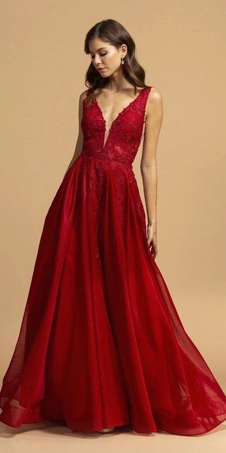 Prom Long Sleeveless Formal Dress - The Dress Outlet