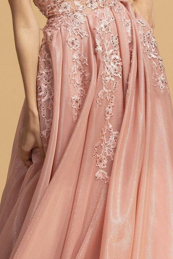 Prom Long Sleeveless Formal Dress - The Dress Outlet