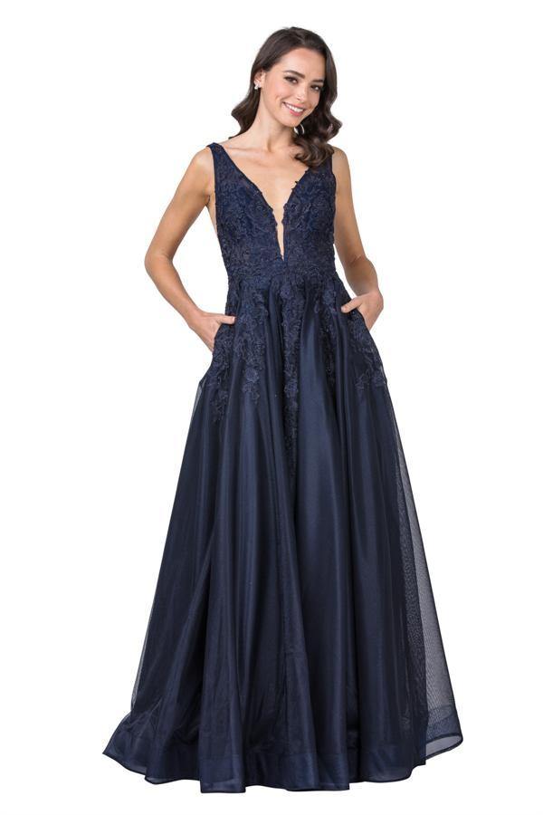 Prom Long Sleeveless Formal Dress - The Dress Outlet