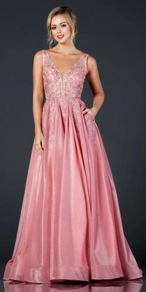 Prom Long Sleeveless Formal Dress - The Dress Outlet