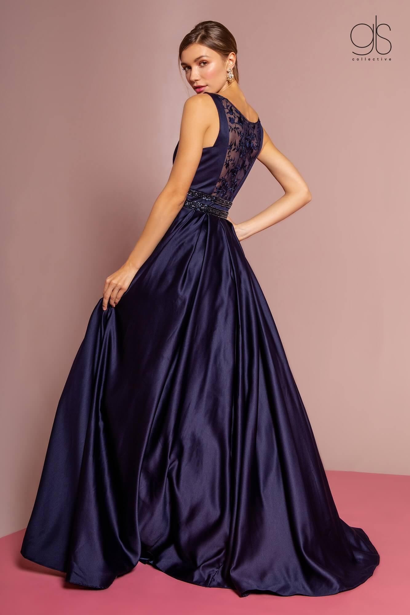 Prom Long Sleeveless Formal Evening Dress - The Dress Outlet Elizabeth K