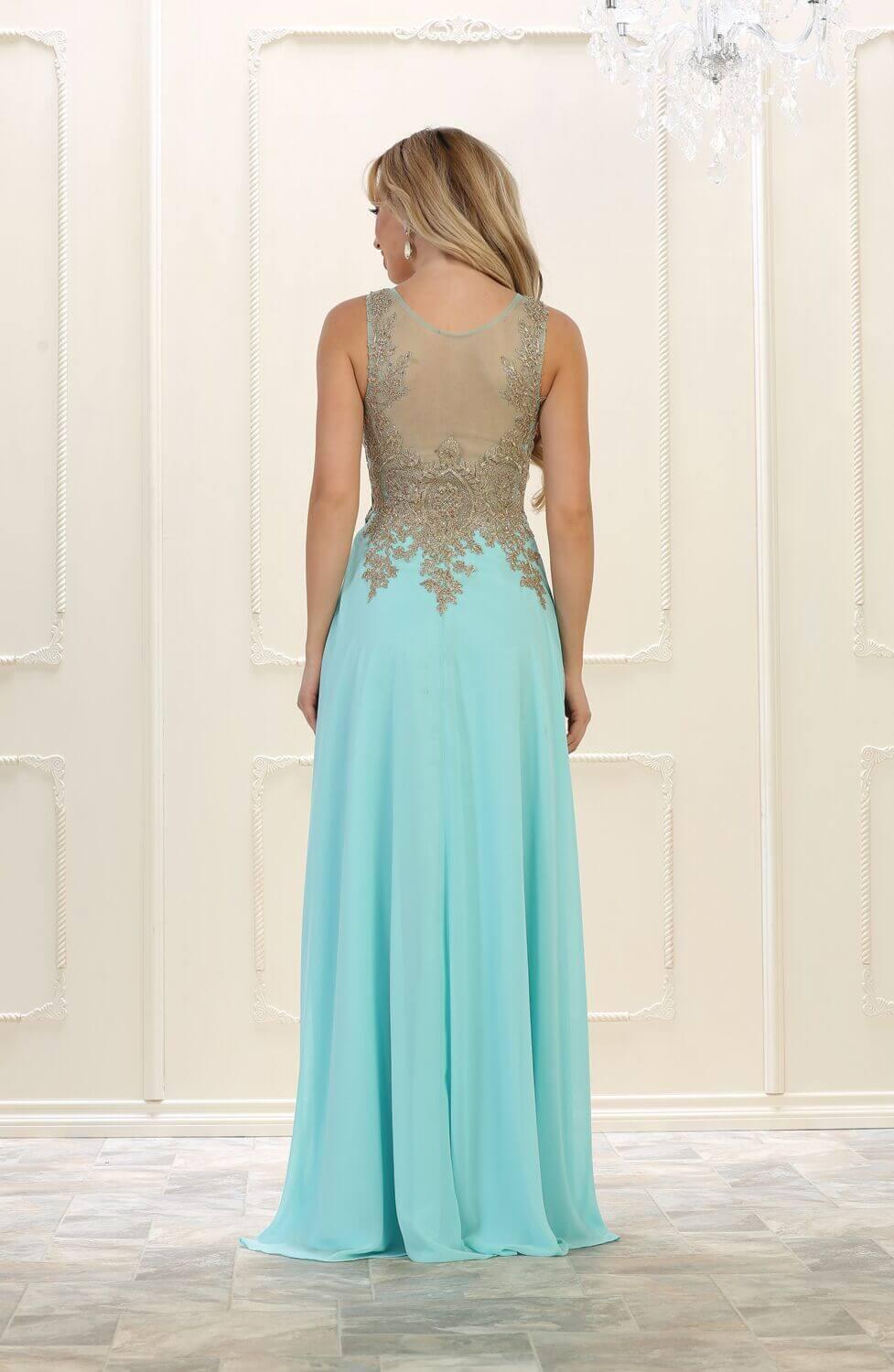 Prom Plus Size Formal Evening Long Dress - The Dress Outlet May Queen