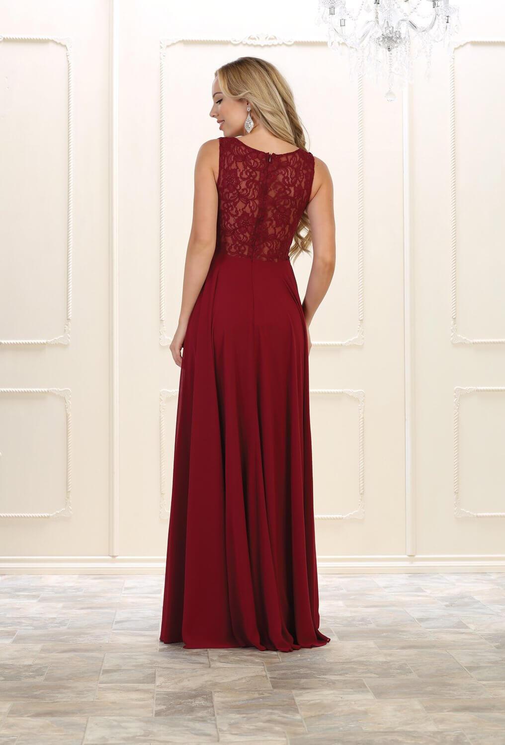 Prom Plus Size Long Formal Evening Dress - The Dress Outlet May Queen
