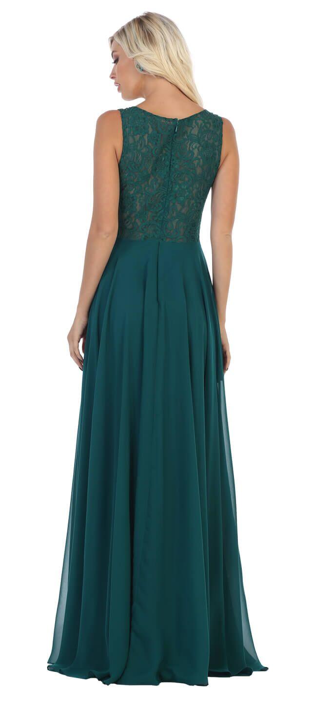 Prom Plus Size Long Formal Evening Dress - The Dress Outlet May Queen