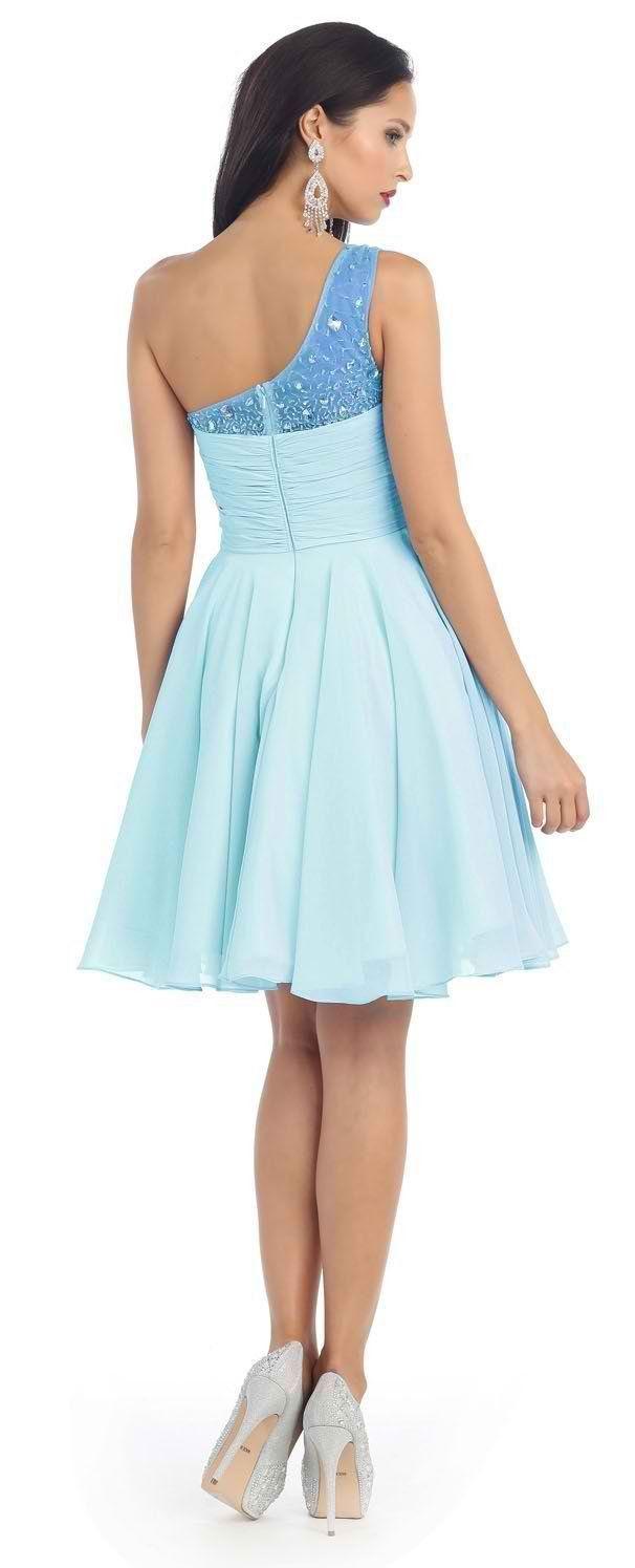 Prom Short Cocktail Party Homecoming Dress - The Dress Outlet May Queen