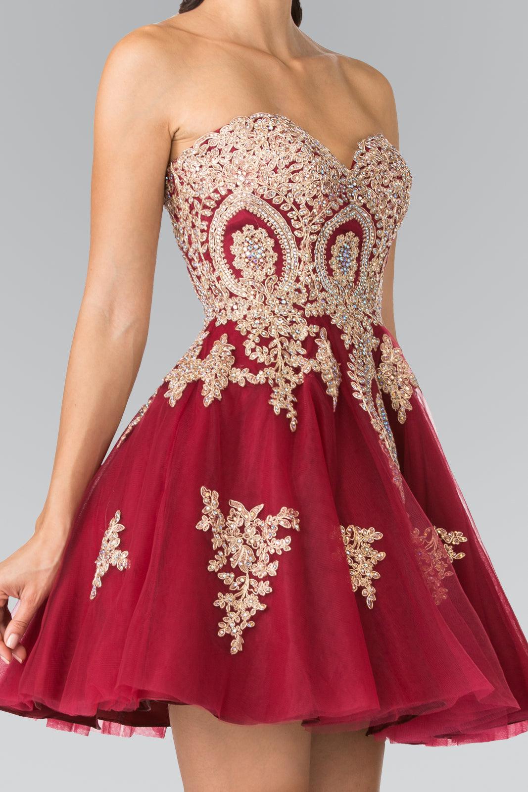 Prom Short Dress Homecoming - The Dress Outlet Elizabeth K