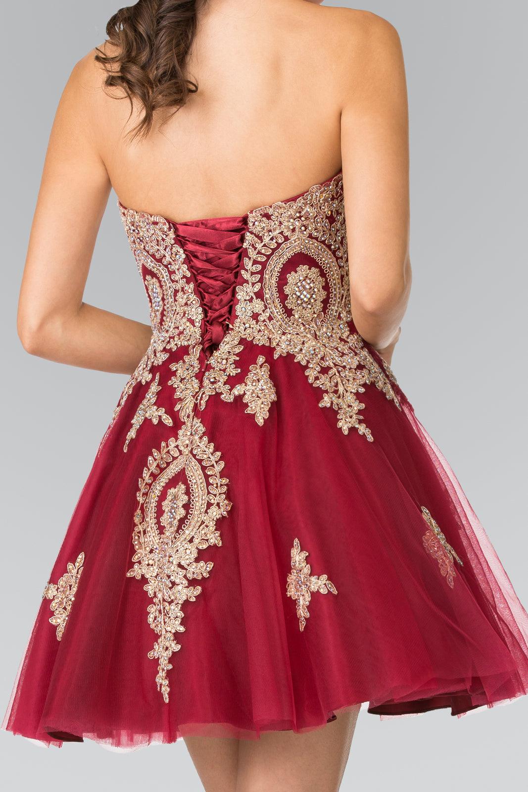 Prom Short Dress Homecoming - The Dress Outlet Elizabeth K