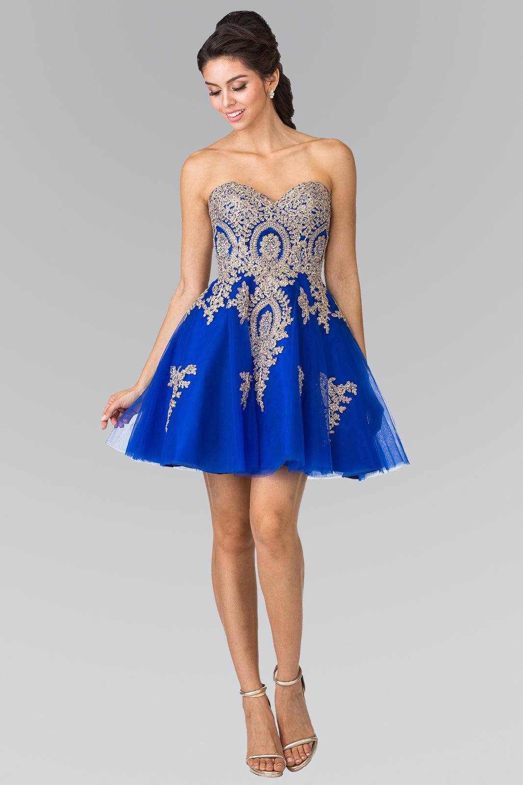 Prom Short Dress Homecoming - The Dress Outlet Elizabeth K