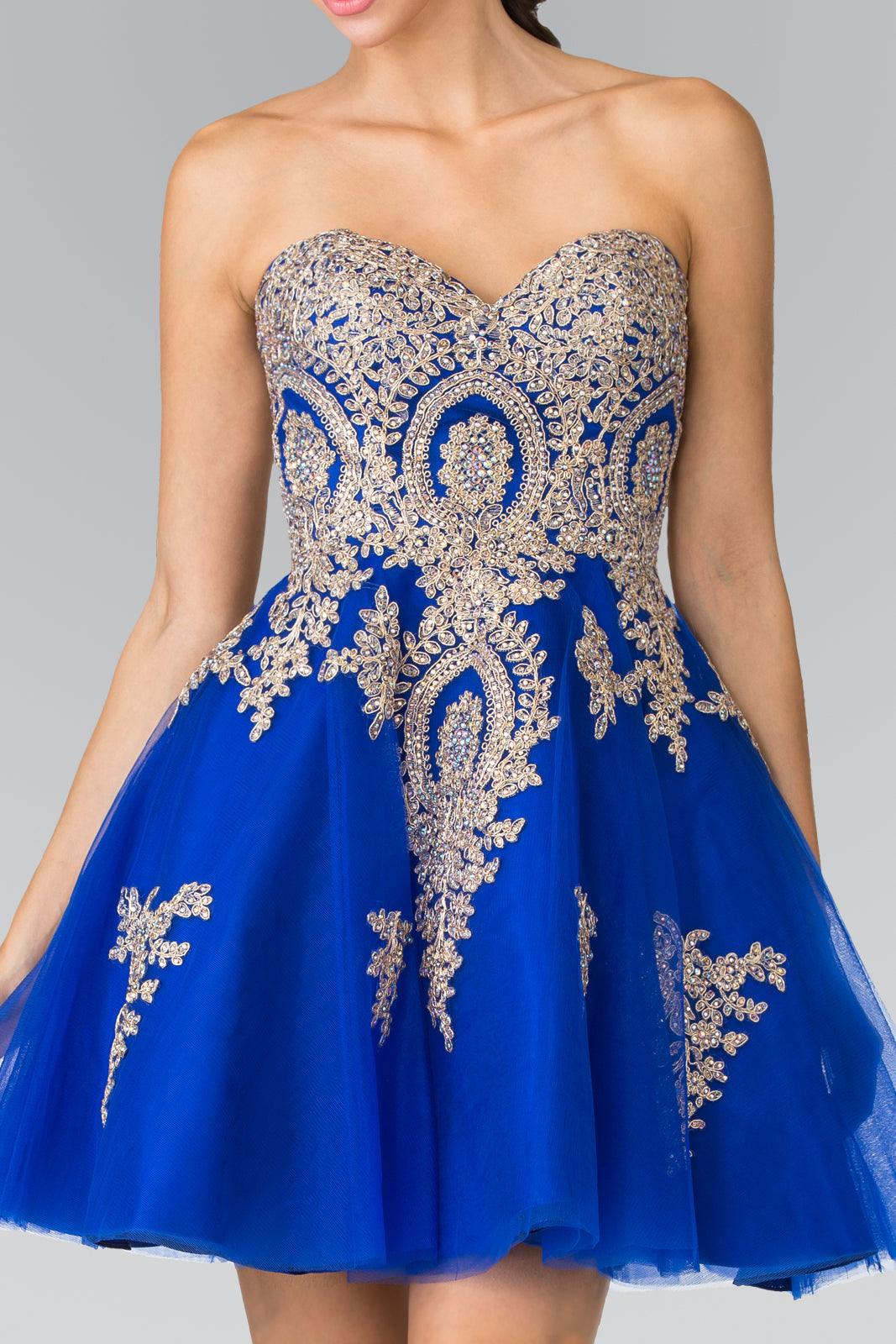 Prom Short Dress Homecoming - The Dress Outlet Elizabeth K