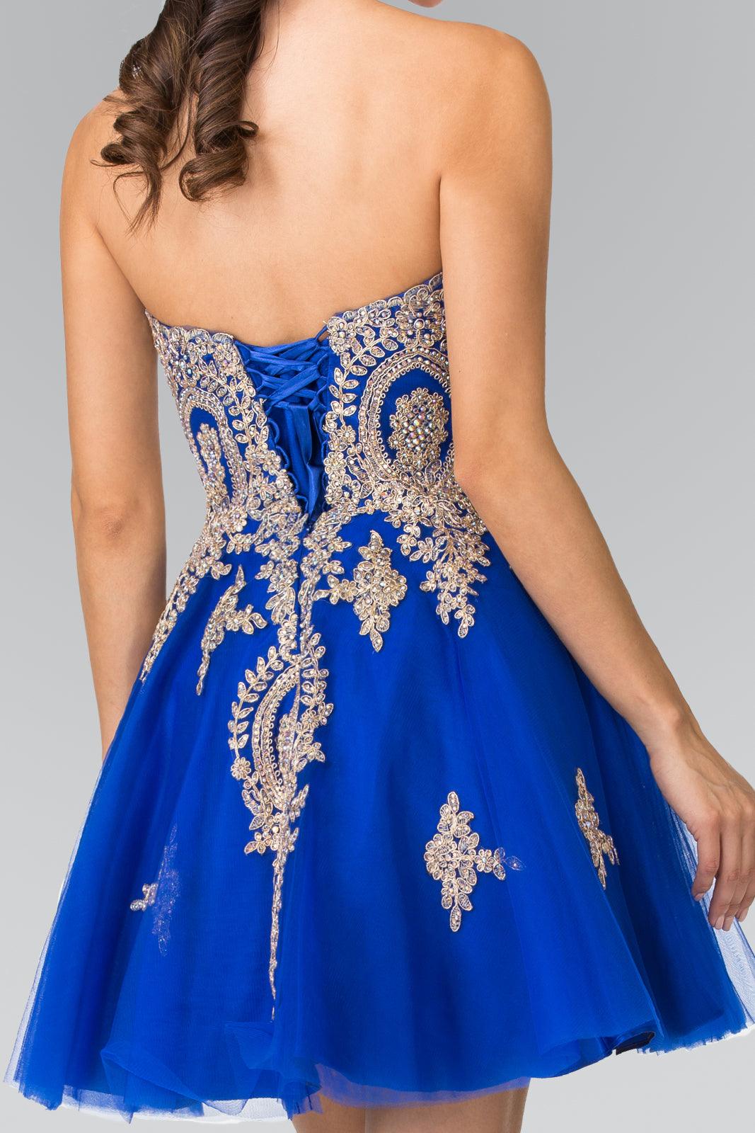 Prom Short Dress Homecoming - The Dress Outlet Elizabeth K