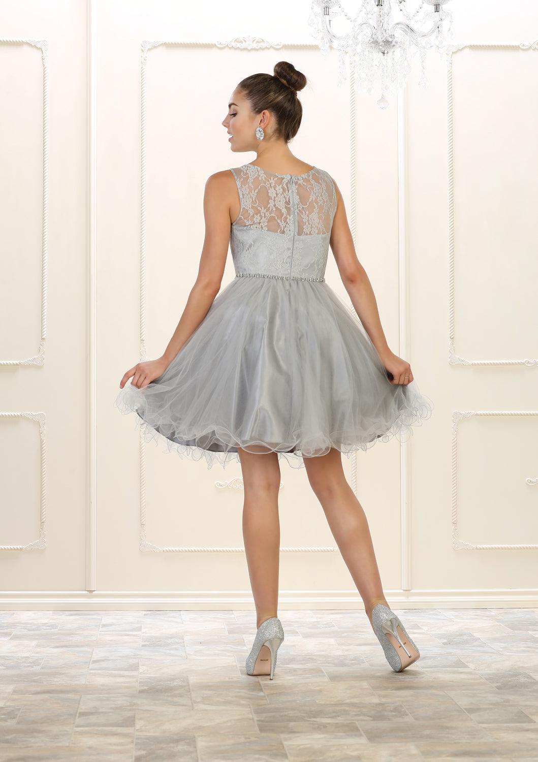 Prom Short Dress Plus Size Homecoming - The Dress Outlet May Queen