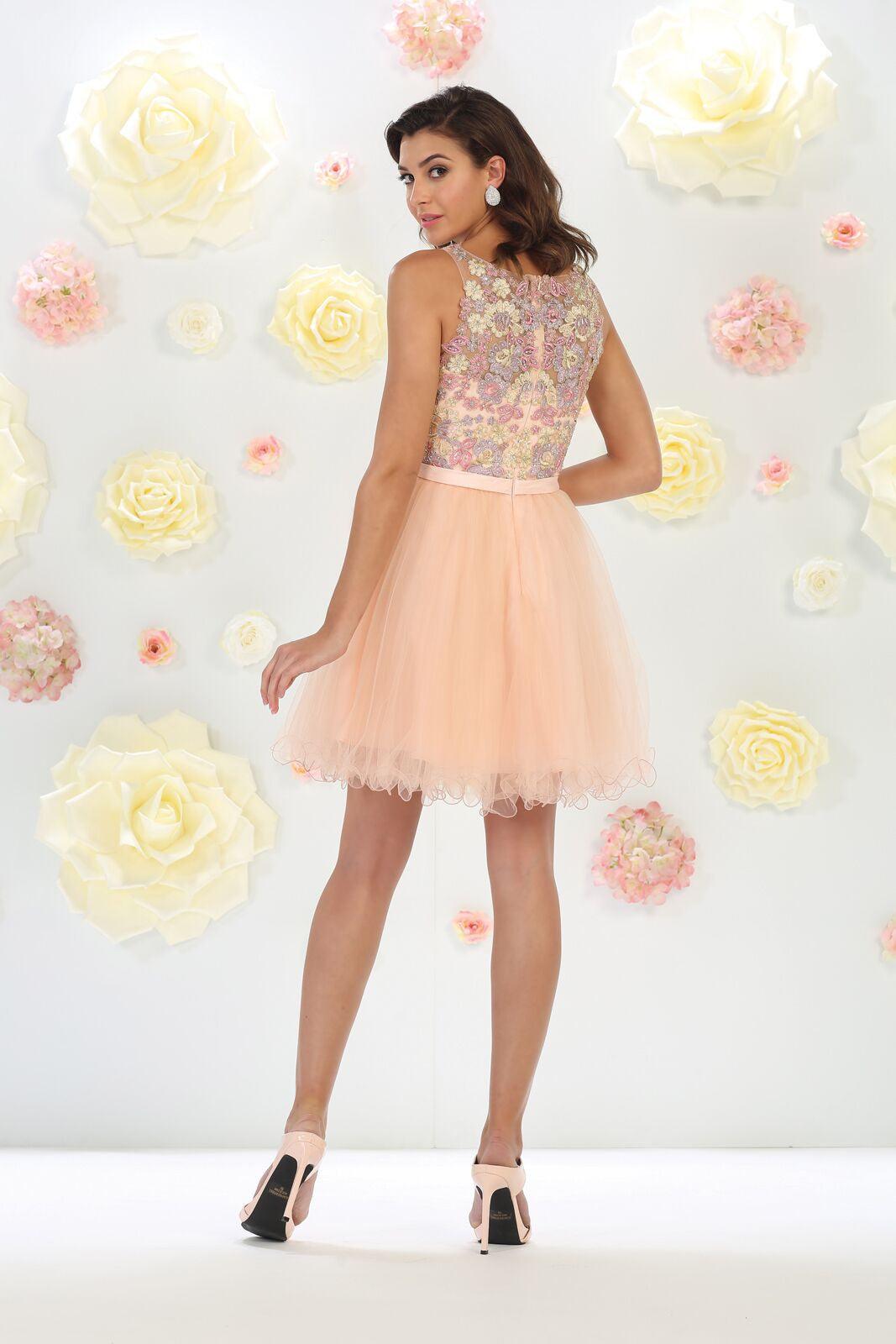 Prom Short Dresses Homecoming Cocktail Party - The Dress Outlet May Queen