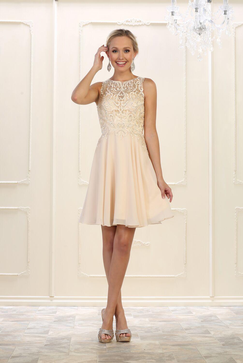 Prom Short Homecoming Plus Size Formal Dress - The Dress Outlet May Queen