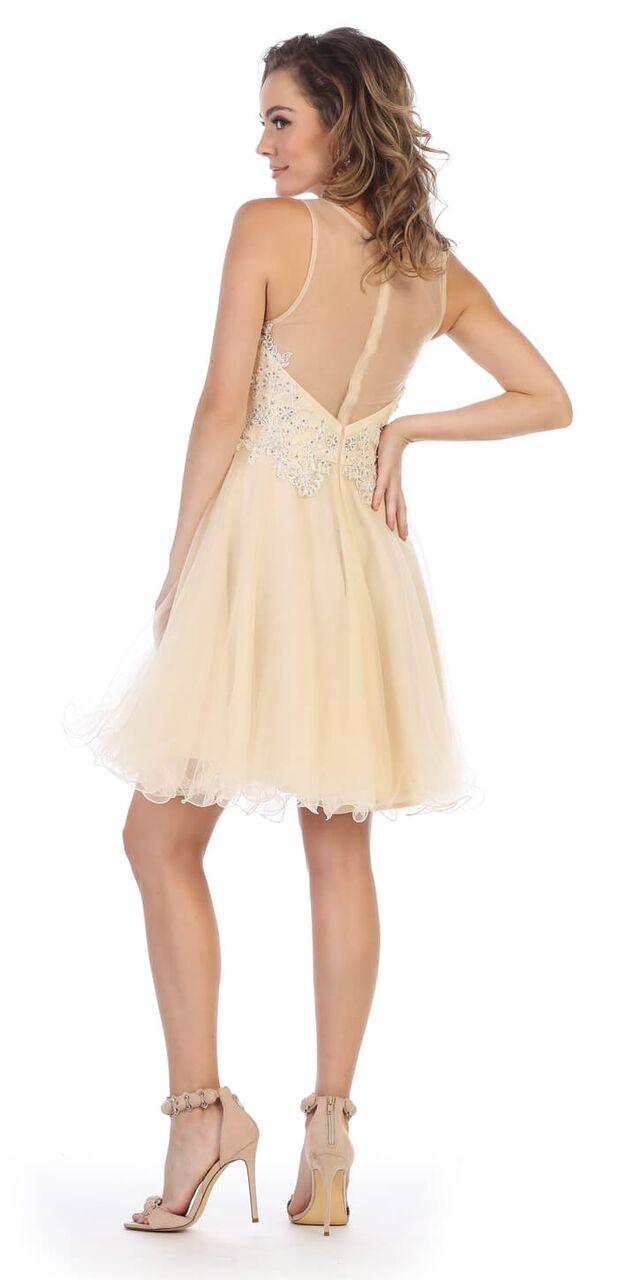 Prom Short Homecoming Winter Formal Dress - The Dress Outlet May Queen