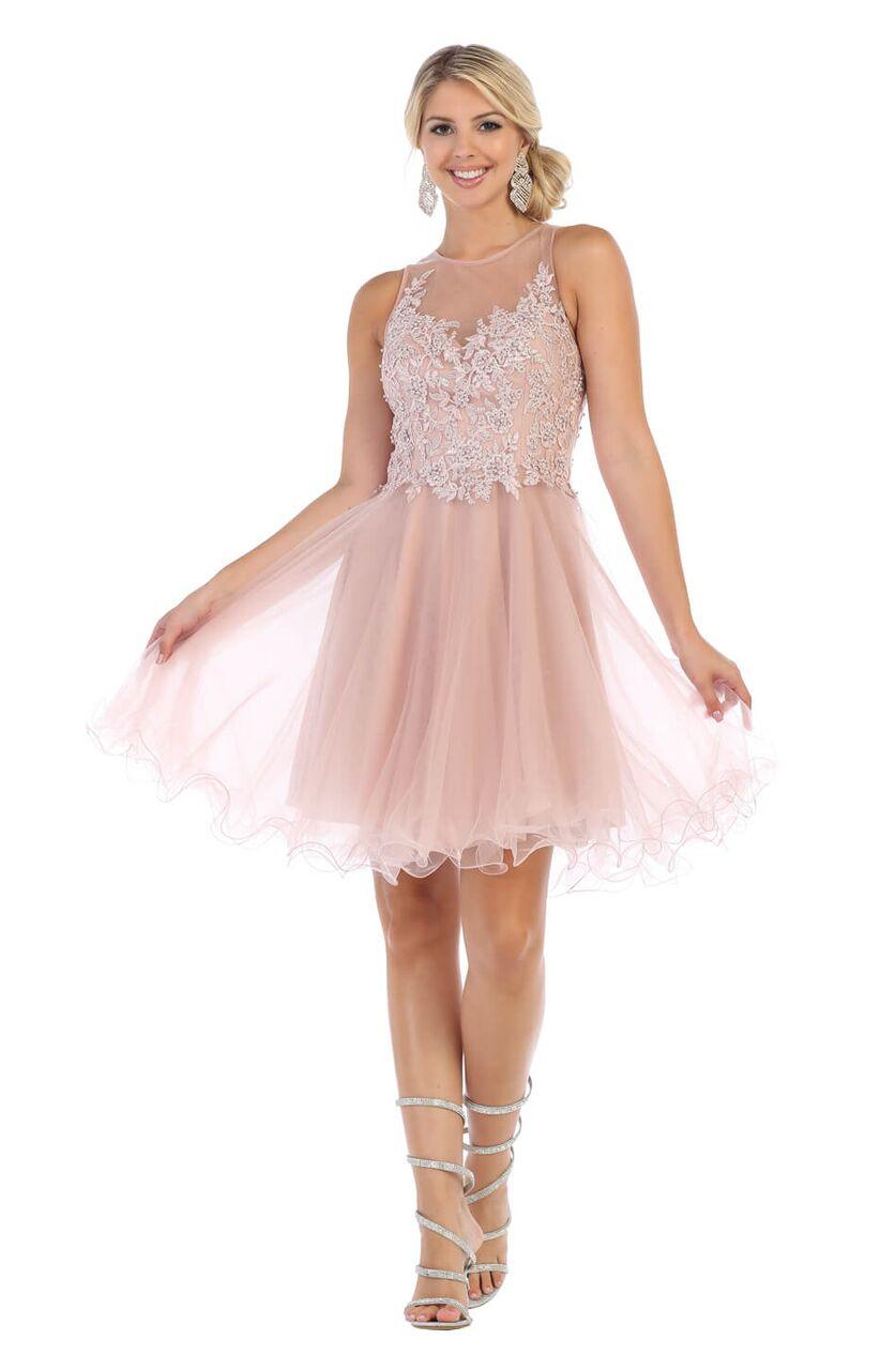 Prom Short Homecoming Winter Formal Dress - The Dress Outlet May Queen