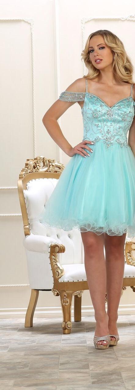 Prom Short Sexy Dress Homecoming Cocktail - The Dress Outlet May Queen