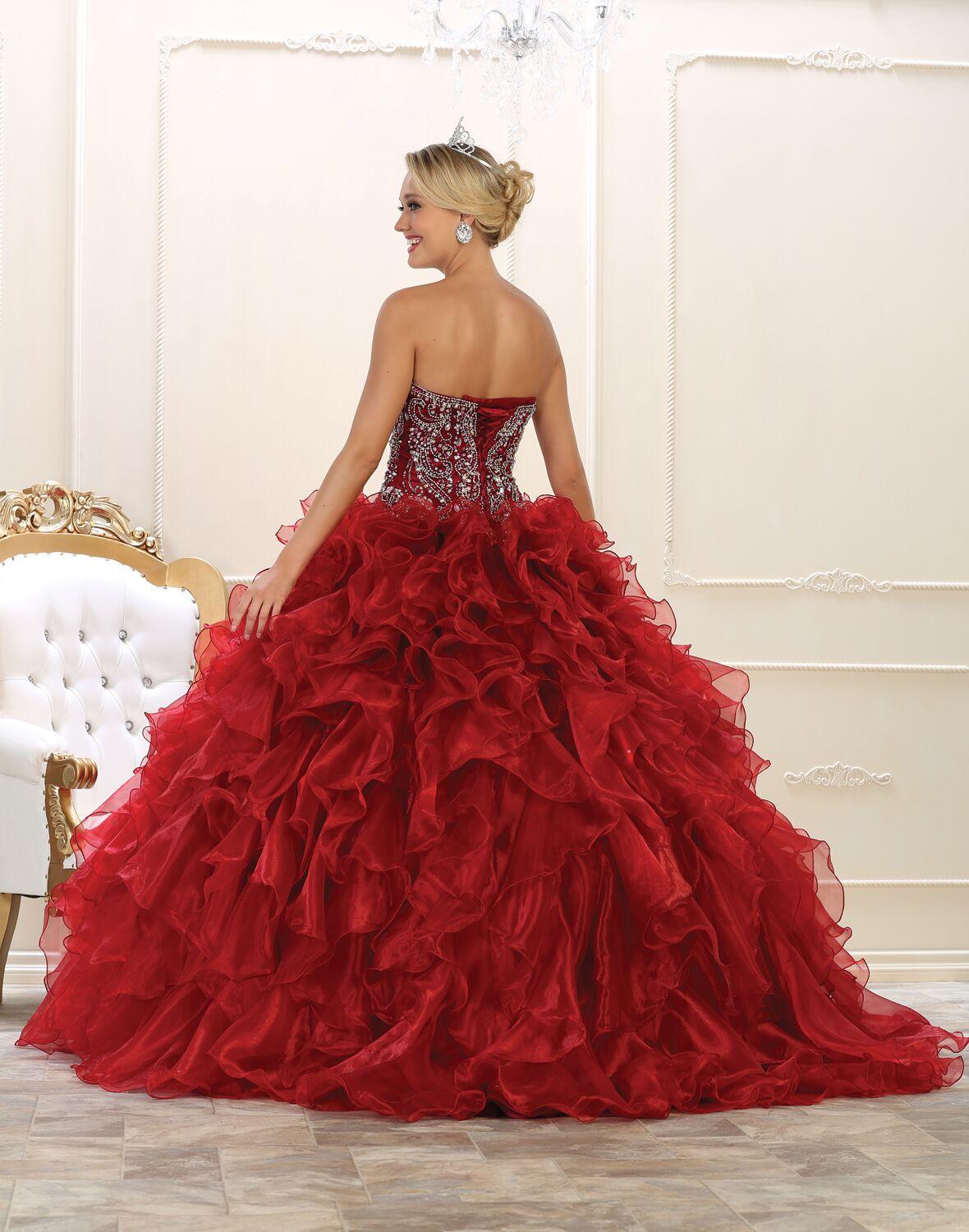 Quinceanera Quinceanera Sweet 16 Long Ball Gown - The Dress Outlet May Queen