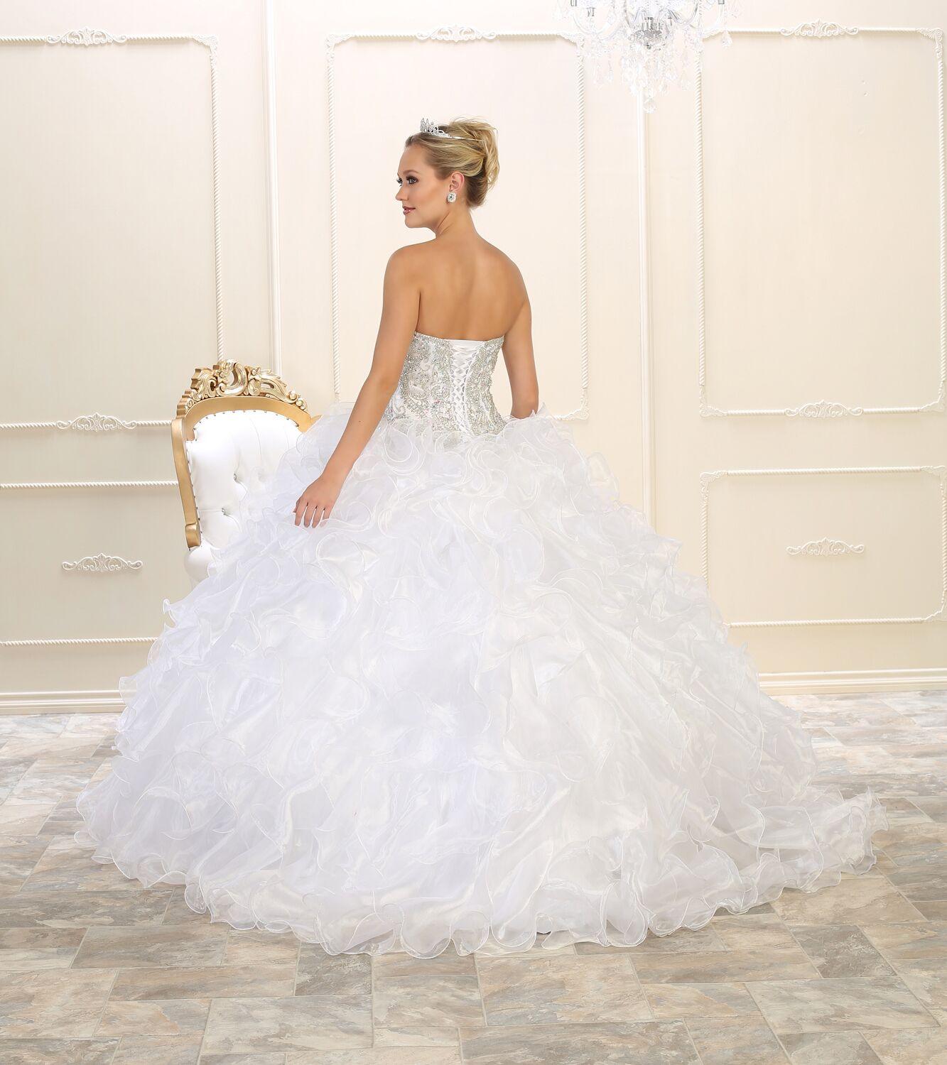 Quinceanera Quinceanera Sweet 16 Long Ball Gown - The Dress Outlet May Queen