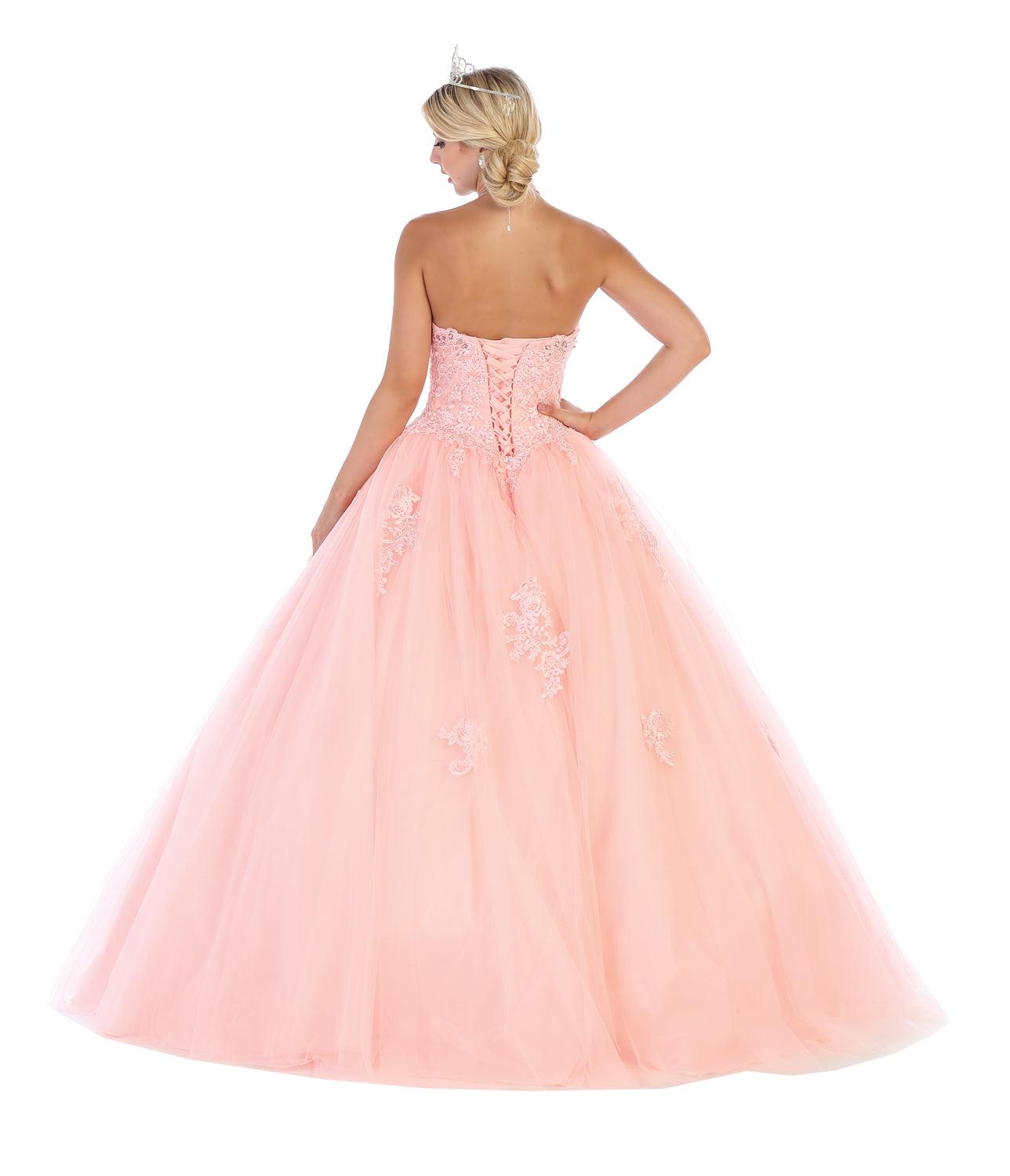 Quinceanera Sweet 16 Quinceanera Ball Gown - The Dress Outlet May Queen