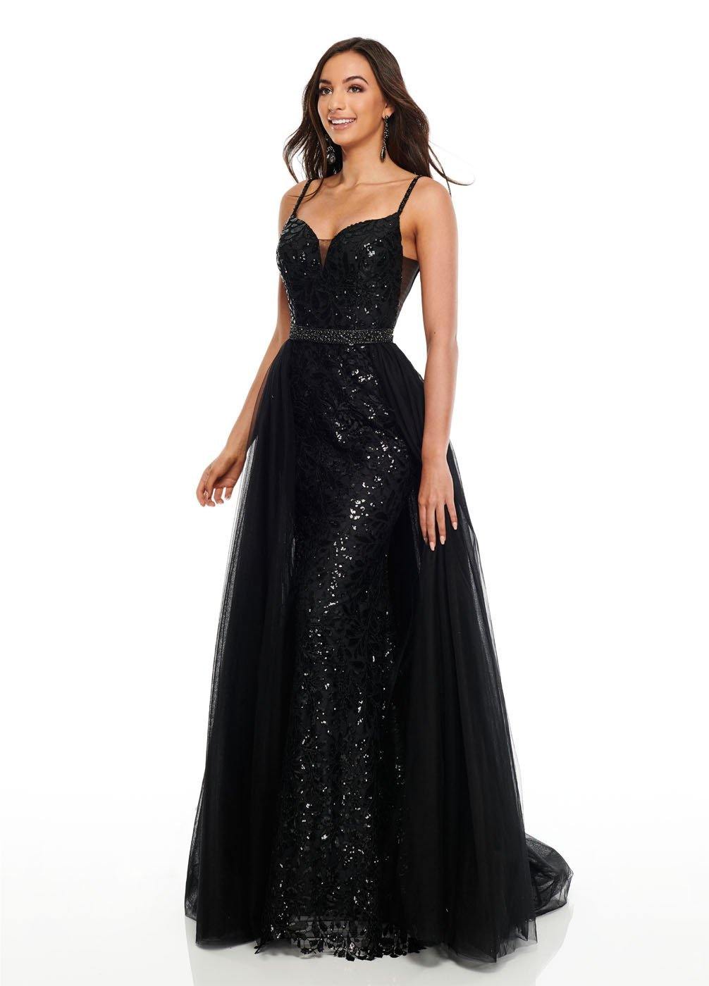Black Long Prom Dress Evening Gown