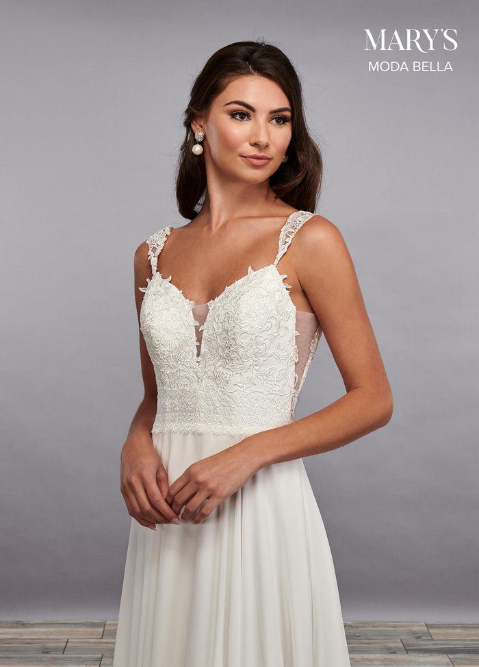Rachel Allan Mary's Moda Bella Long Wedding Dress - The Dress Outlet