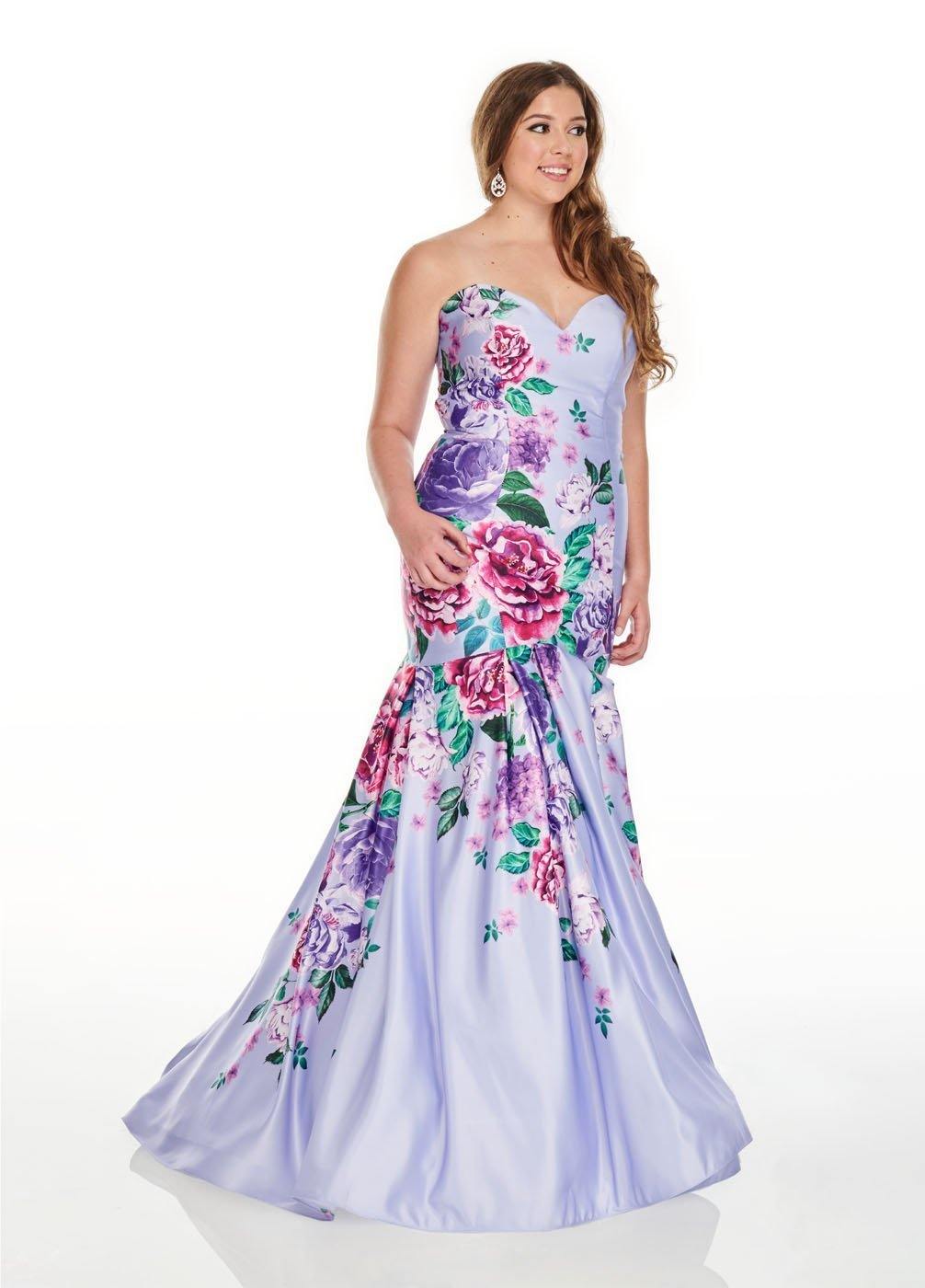 Rachel Allan Sexy Fitted Prom Long Plus Size Dress - The Dress Outlet