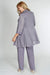 R&M Richards Mother of the Bride Metallic Pantsuit Silver