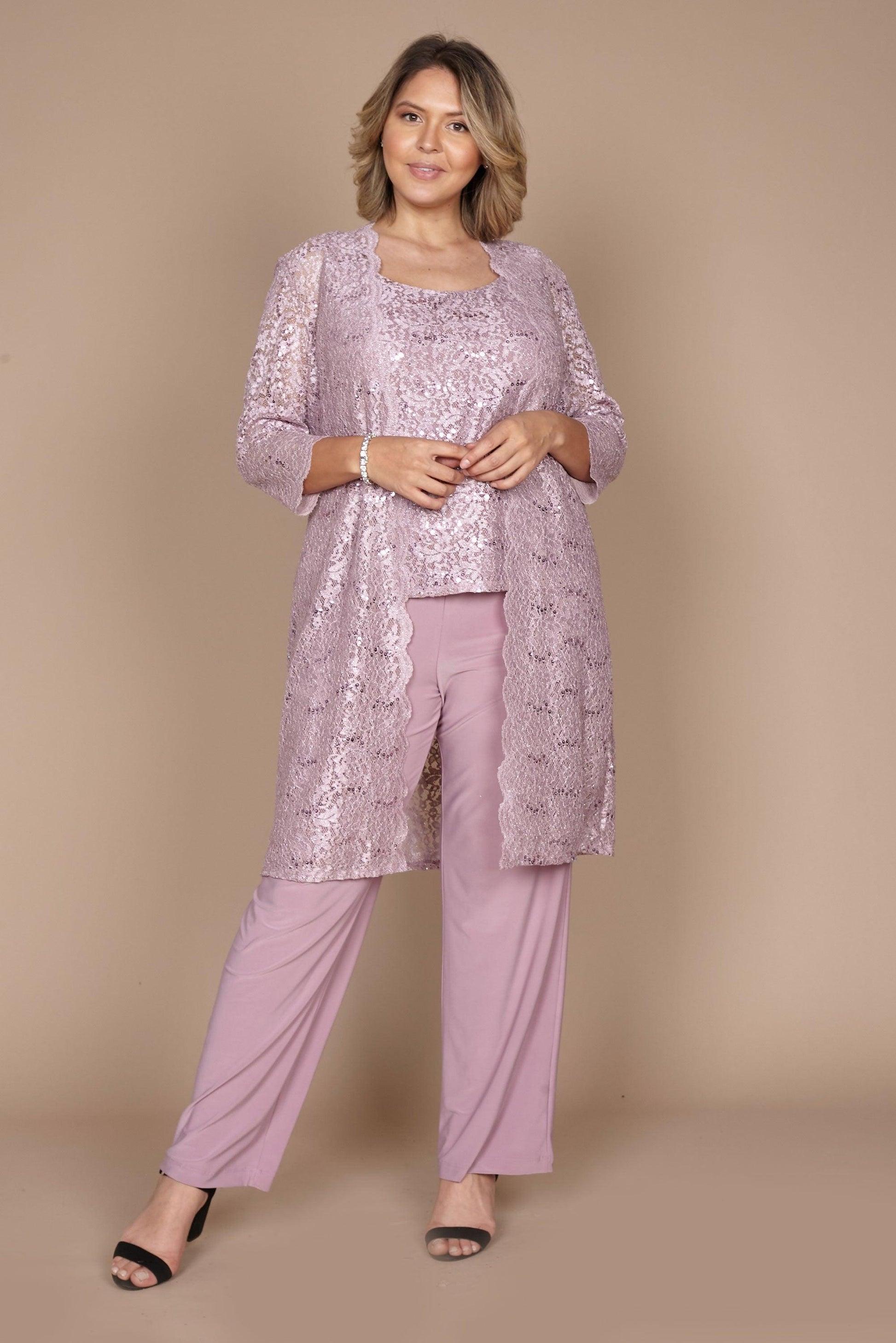 R&M Richards 1993W Plus Size Formal Pant Suit Mother of the Bride