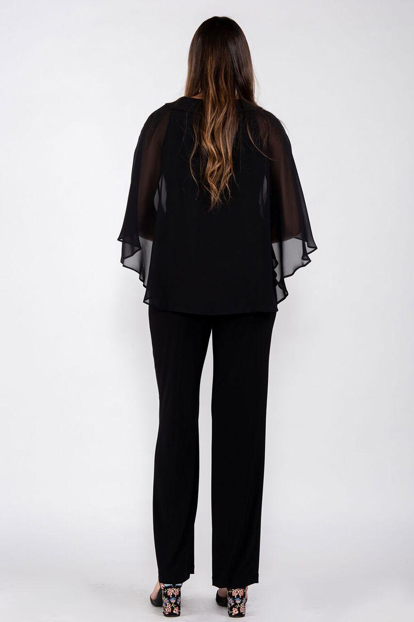 R&M Richards Mother of the Bride Cape Formal Pantsuit - The Dress Outlet R&M Richards