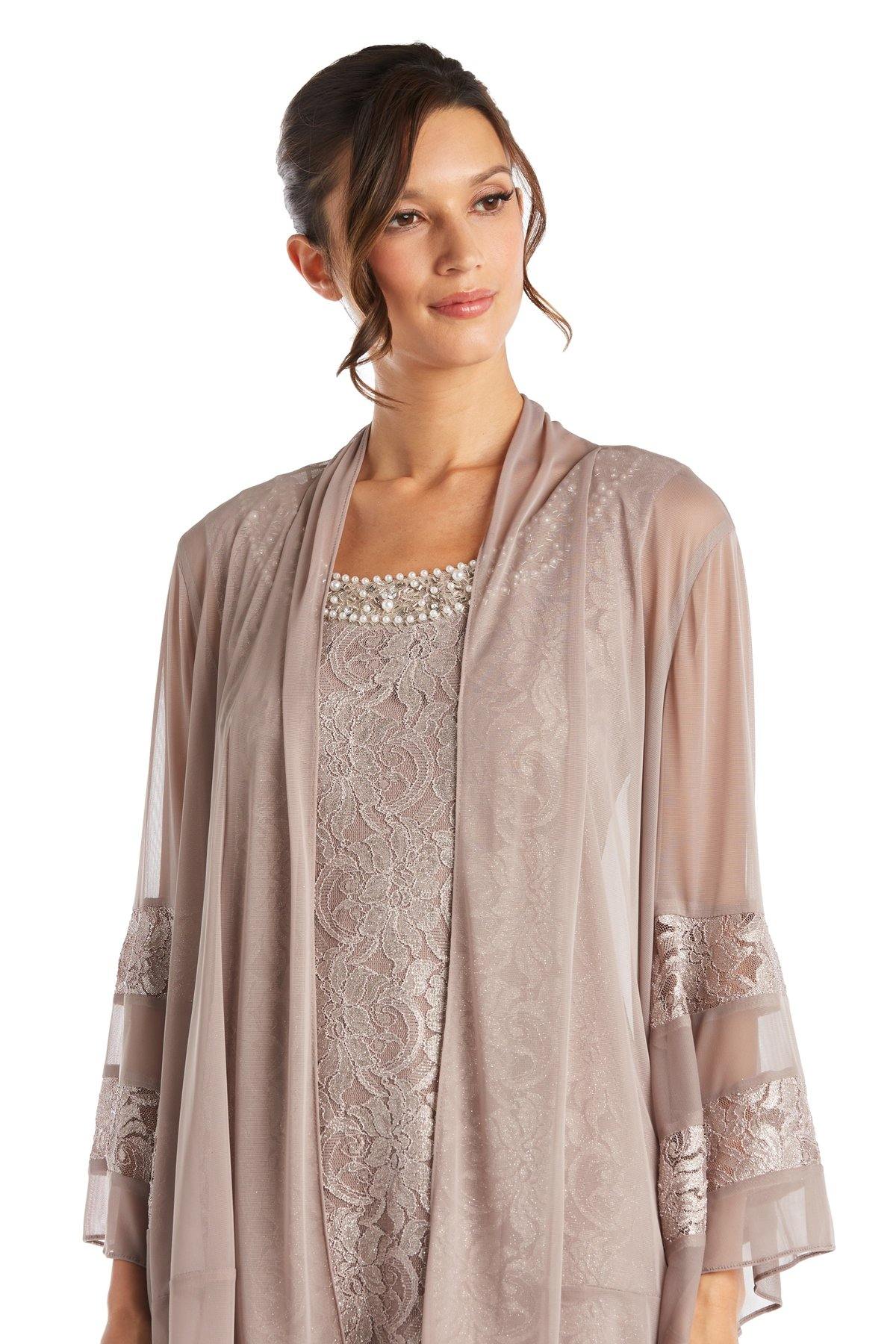 R&M Richards Chiffon Jacket Formal Dress 2421 - The Dress Outlet