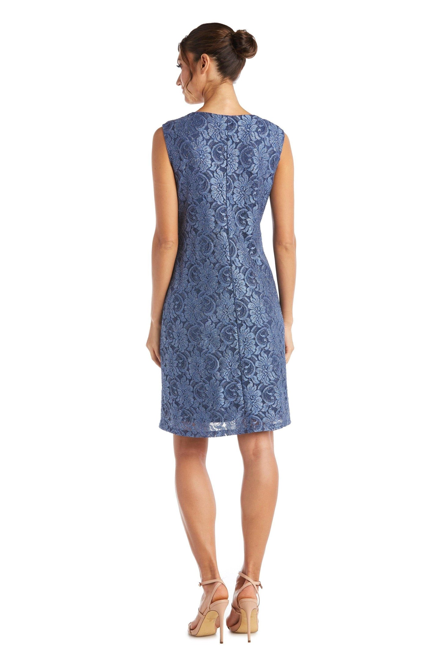 R&M Richards Chiffon Jacket Formal Dress 2421 - The Dress Outlet