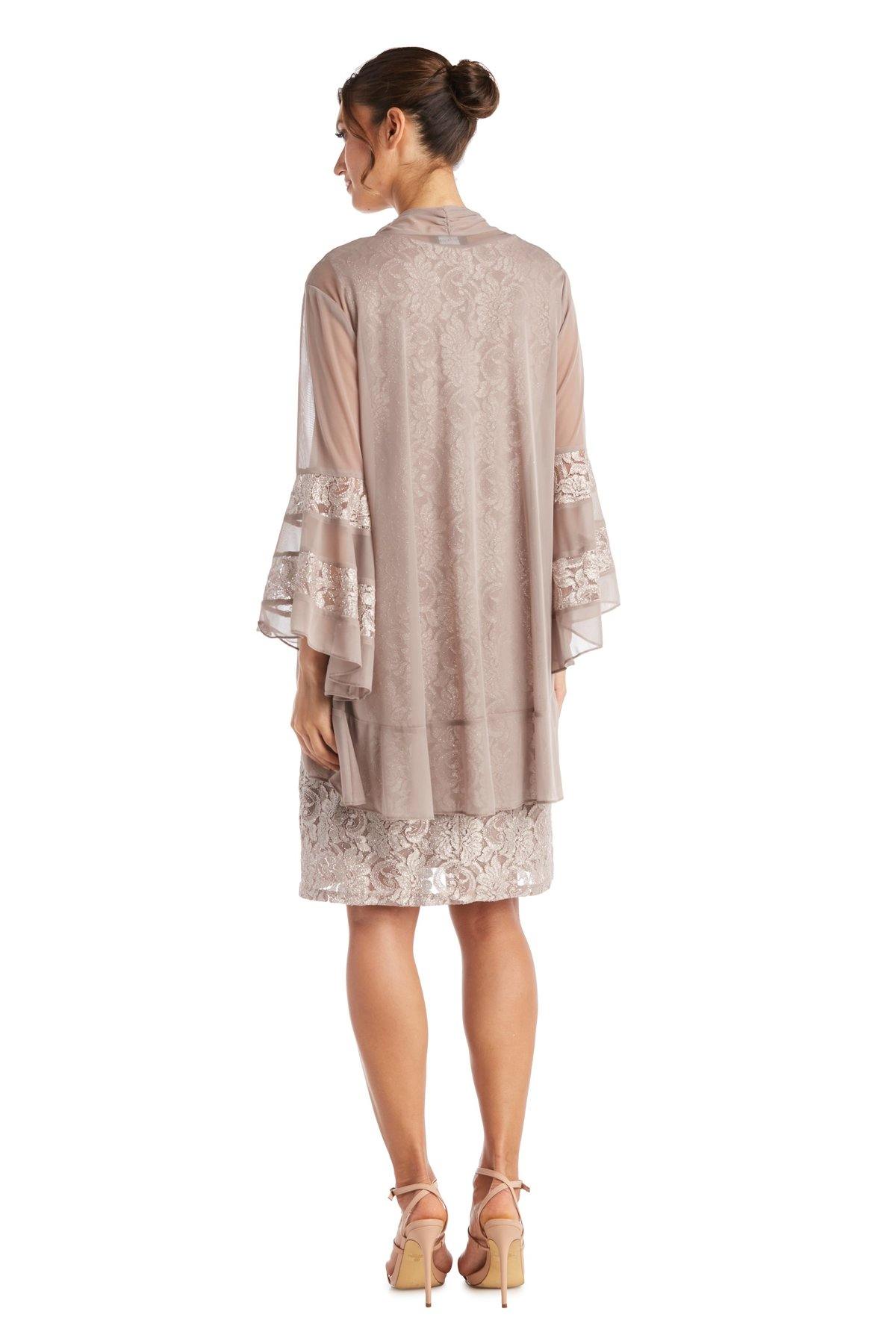 R&M Richards Chiffon Jacket Formal Dress 2421 - The Dress Outlet