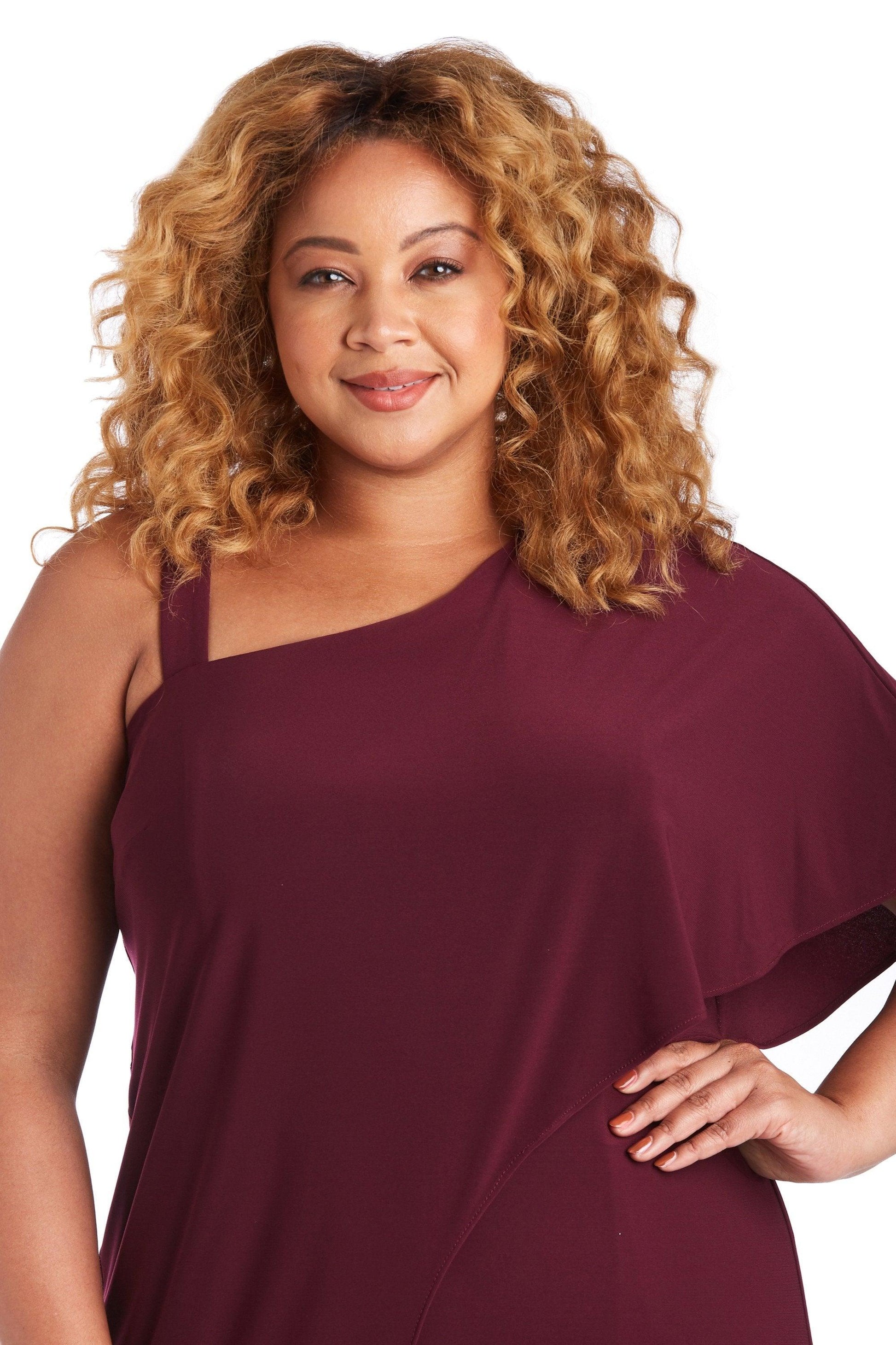 R&M Richards 3130W Formal Plus Size Jumpsuit