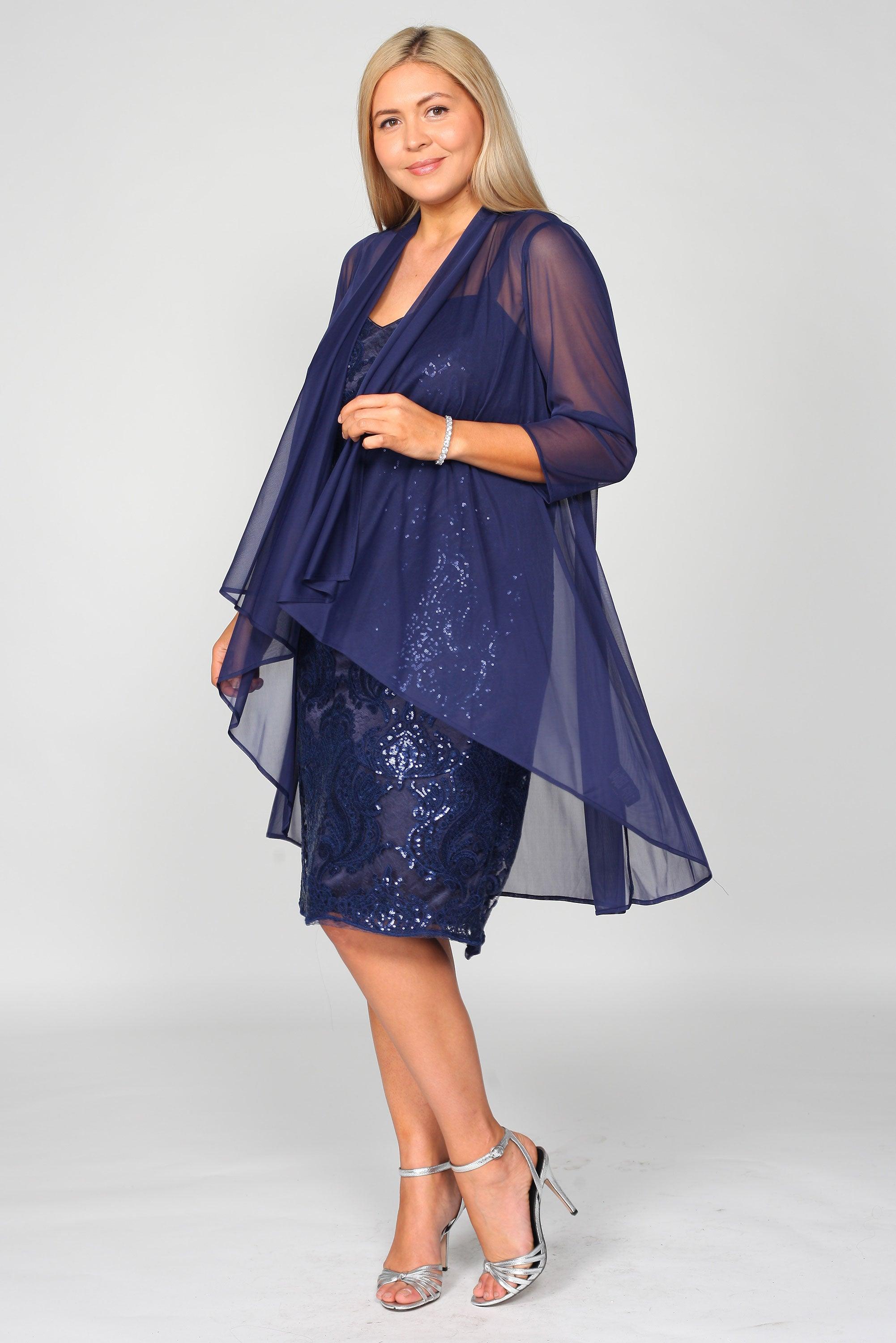 R&M Richards Short Formal Mother of Bride Dress - The Dress Outlet R&M Richards