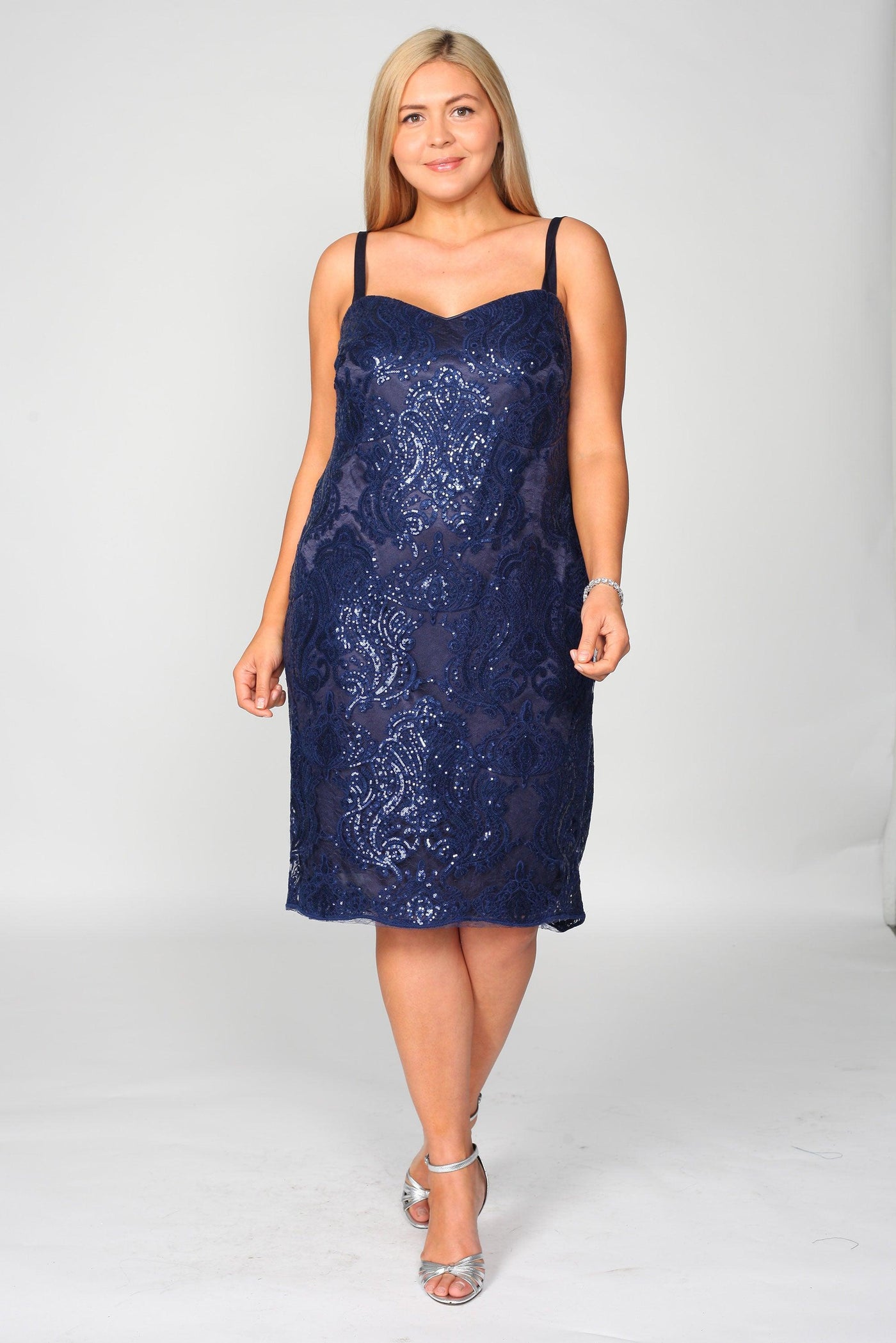 R&M Richards Short Formal Mother of Bride Dress - The Dress Outlet R&M Richards