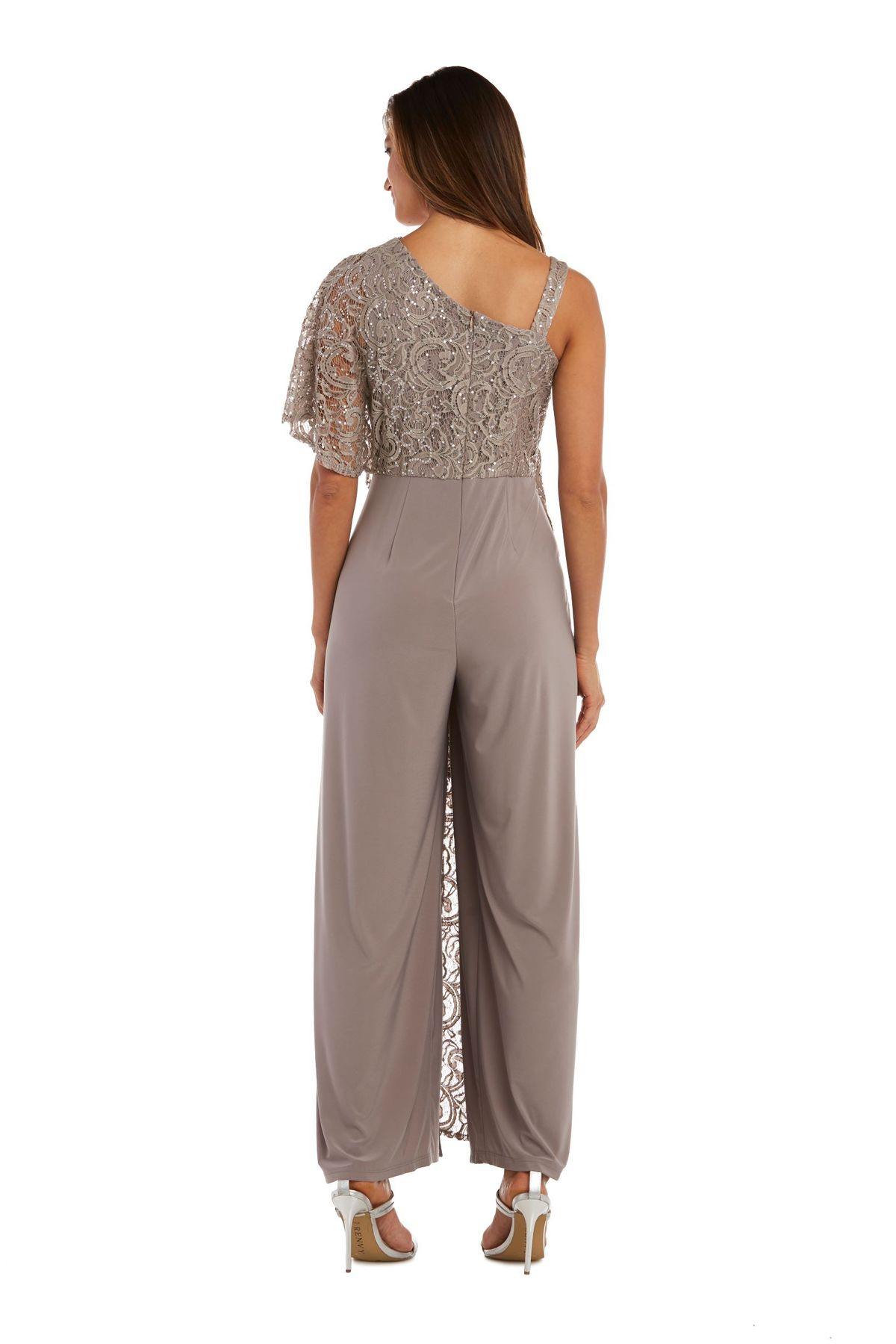 R&M Richards 3556 Asymmetric Evening Jumpsuit