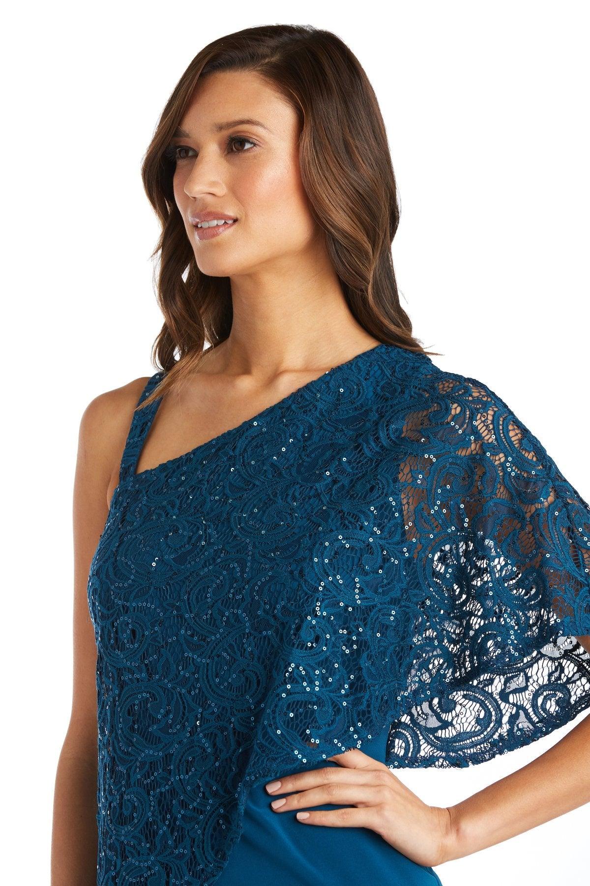 R&M Richards 3556 Asymmetric Evening Jumpsuit