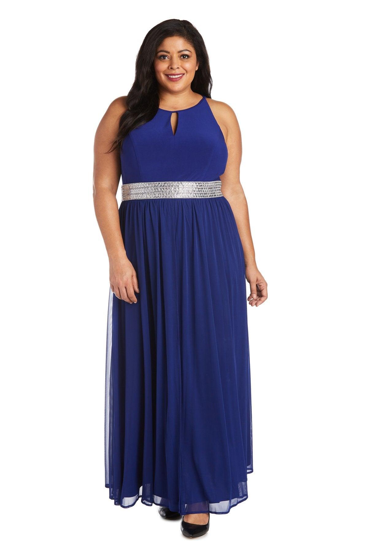R&M Richards 5405W Plus Size Formal Long Dress