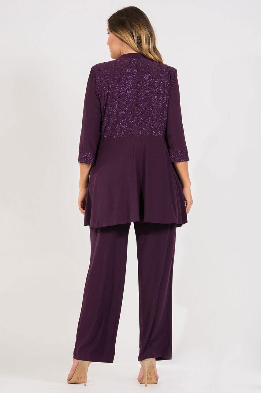 R&M Richards 5589 Long Formal Jacket Pant Suit
