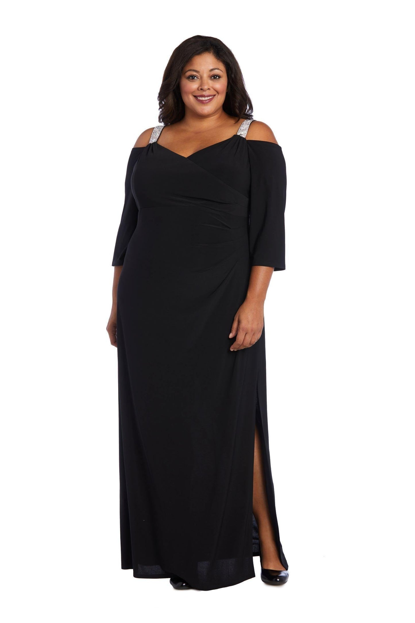 R&M Richards Plus Size Formal Long Dress 5659W - The Dress Outlet