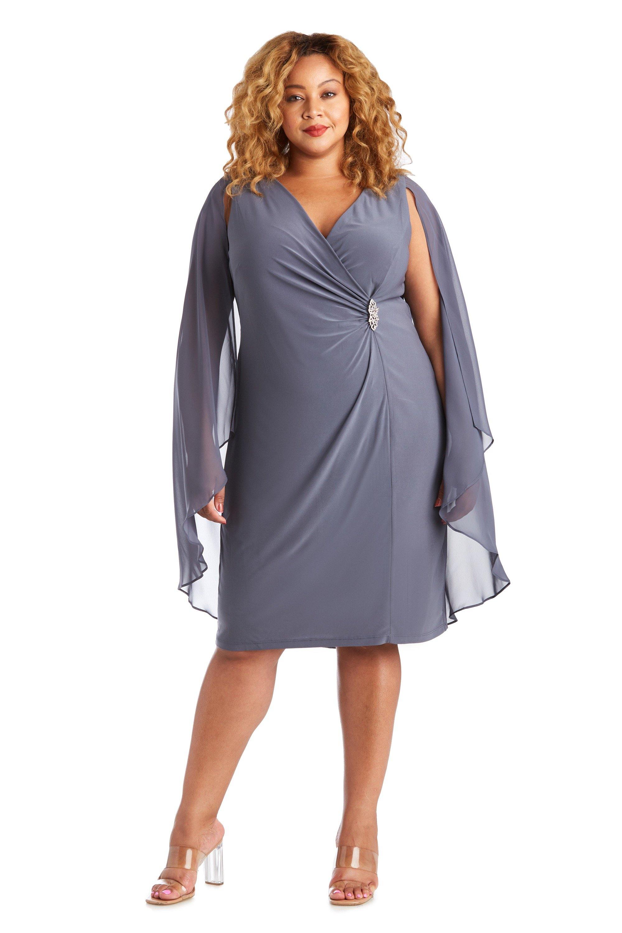 R&M 5806W Short Size Dress | The Dress