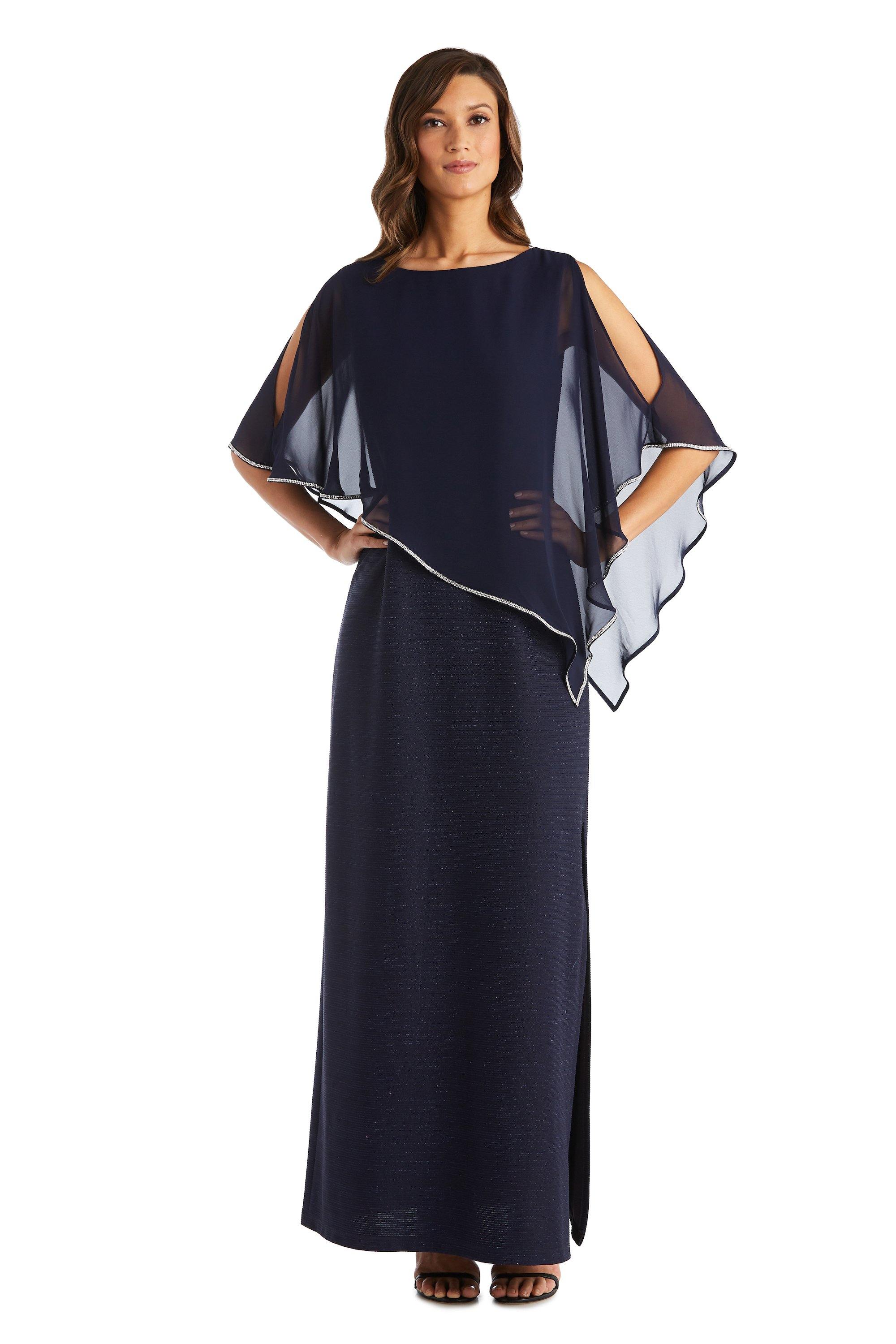 R&M Richards Mother of the Bride Long Dress 7076 - The Dress Outlet